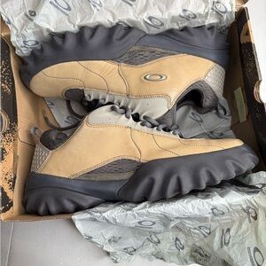 Oakley Factory Team Chop Saw Brain Dead Suede Mocha Sz 13